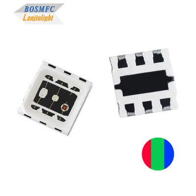 1.5W 5050 RGB LED lente de cúpula chip LED tricolor de alta potencia 3 * 0.5W