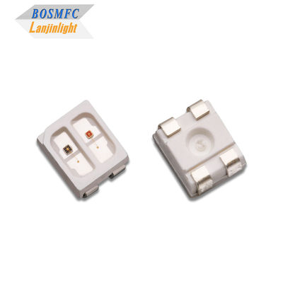 3528 SMD LED luz infrarroja de doble color roja de 620nm+860nm diseñada para terapia estética, tratamiento sinérgico de la piel y alivio del dolor.